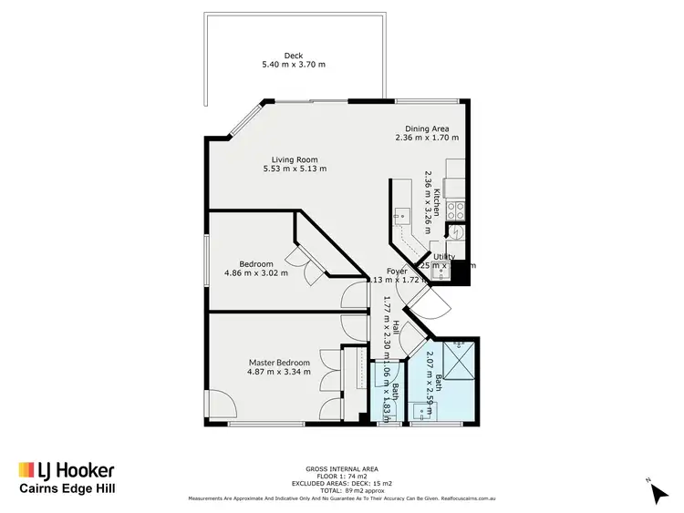 Floorplan of Homely unit listing, 11/132-140 Stoney Creek Road, Kamerunga QLD 4870