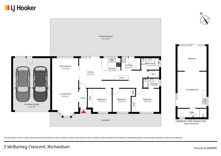 Floorplan of Homely house listing, 2 McBurney Crescent, Richardson ACT 2905
