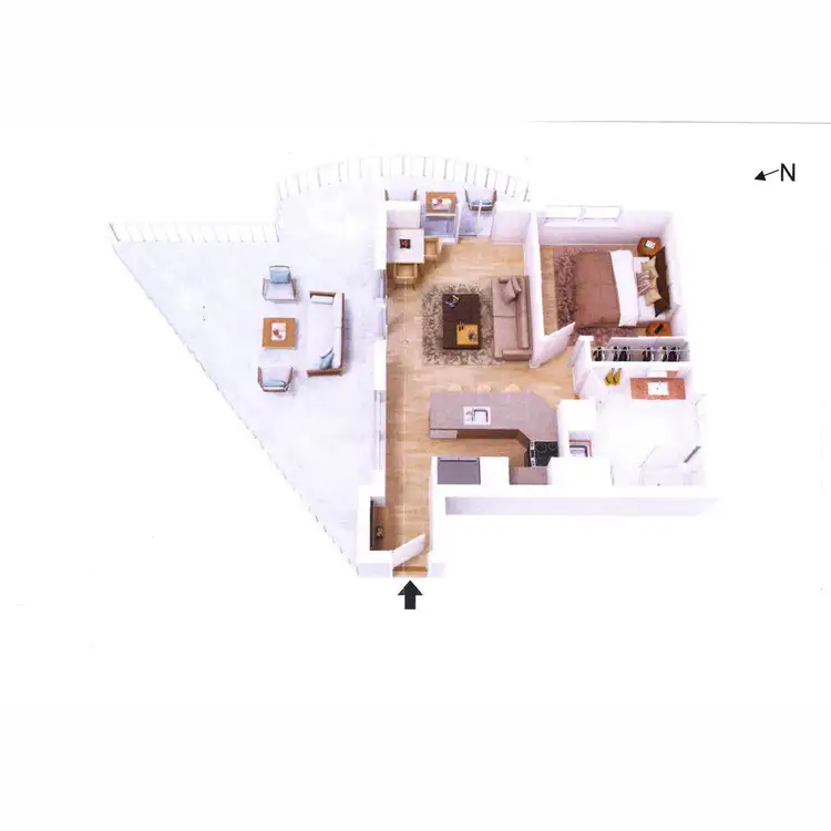 Floorplan of Homely unit listing, 27/10-12 Bath Street, Labrador QLD 4215