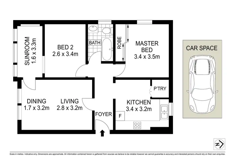 Floorplan of Homely apartment listing, 4/8a Bishops Avenue, Randwick NSW 2031