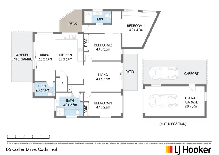 Floorplan of Homely house listing, 86 Collier Drive, Cudmirrah NSW 2540