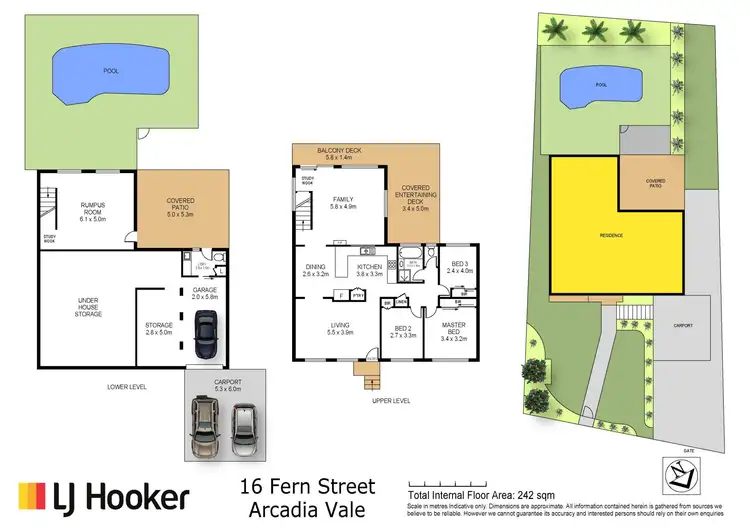 Floorplan of Homely house listing, 16 Fern Street, Arcadia Vale NSW 2283