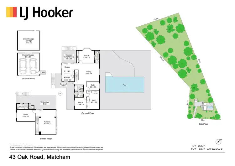 Floorplan of Homely rural property listing, 43 Oak Road, Matcham NSW 2250