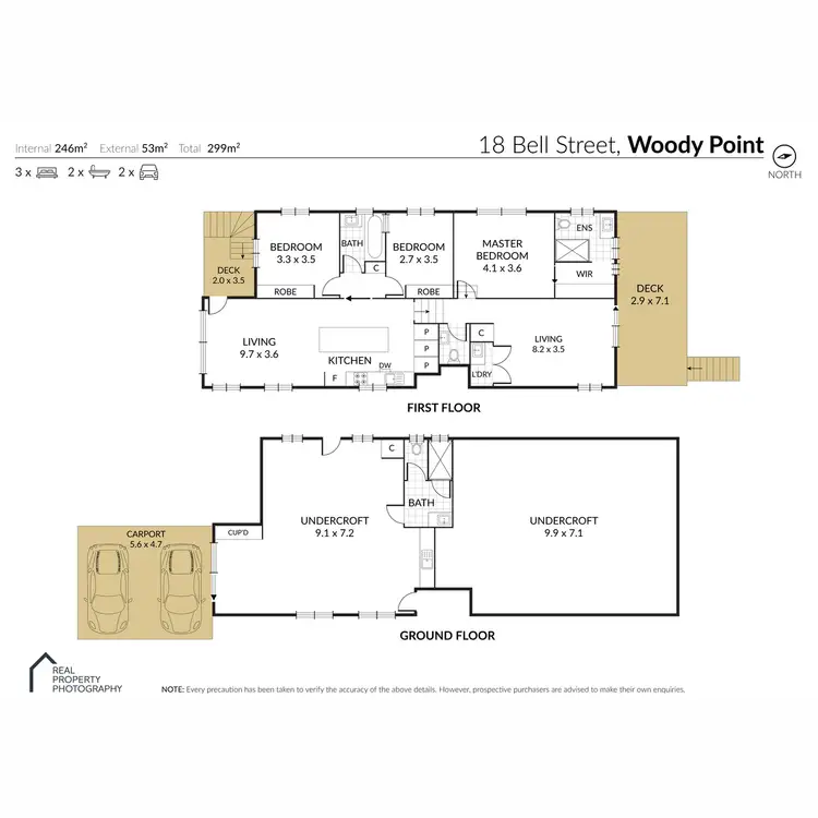 Floorplan of Homely house listing, 18 Bell Street, Woody Point QLD 4019