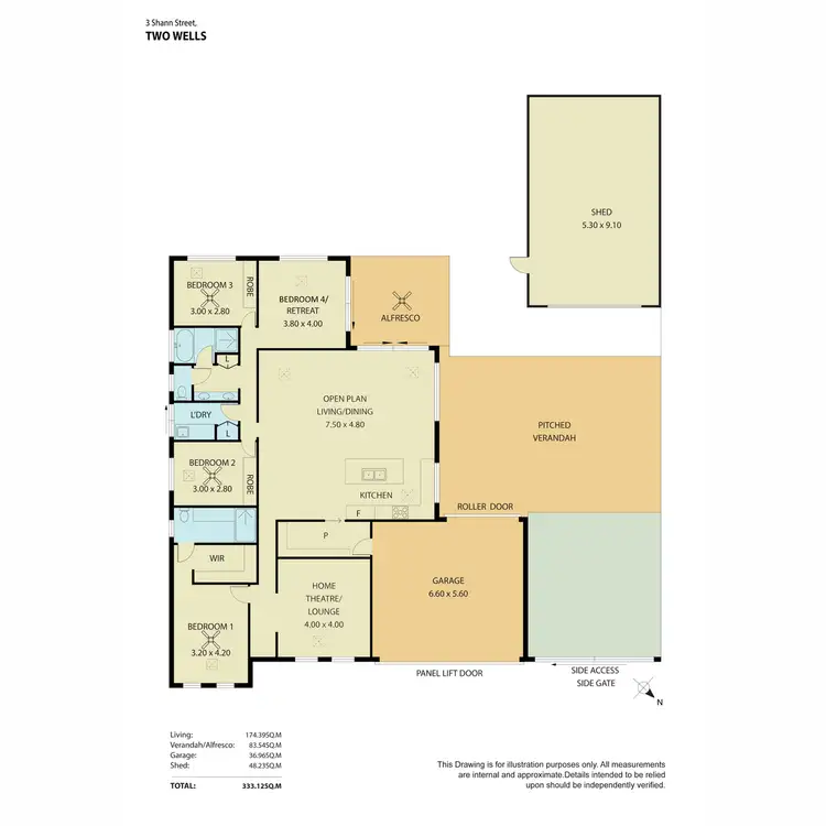 Floorplan of Homely house listing, 3 Shann Street, Two Wells SA 5501