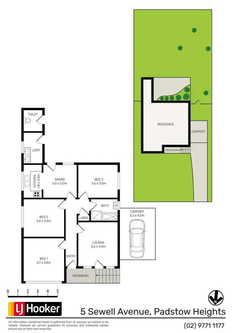Floorplan of Homely house listing, 5 Sewell Avenue, Padstow Heights NSW 2211