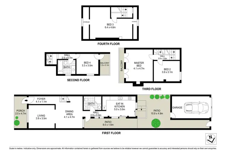 Floorplan of Homely terrace listing, 478 Wilson Street, Darlington NSW 2008