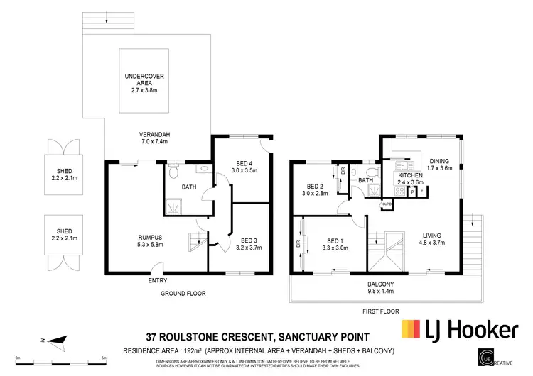 Floorplan of Homely house listing, 37 Roulstone Crescent, Sanctuary Point NSW 2540