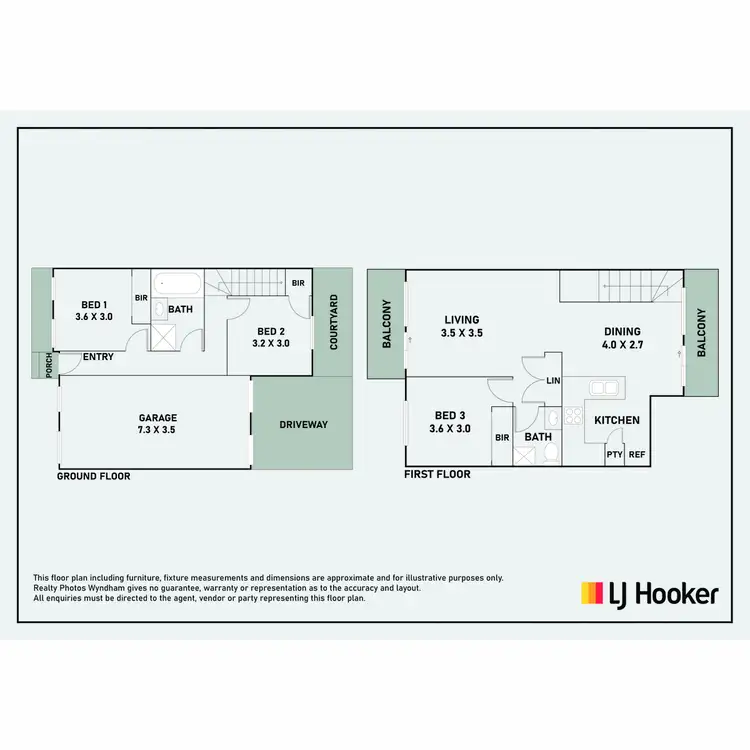 Floorplan of Homely townhouse listing, 3 Sable Circuit, Officer VIC 3809