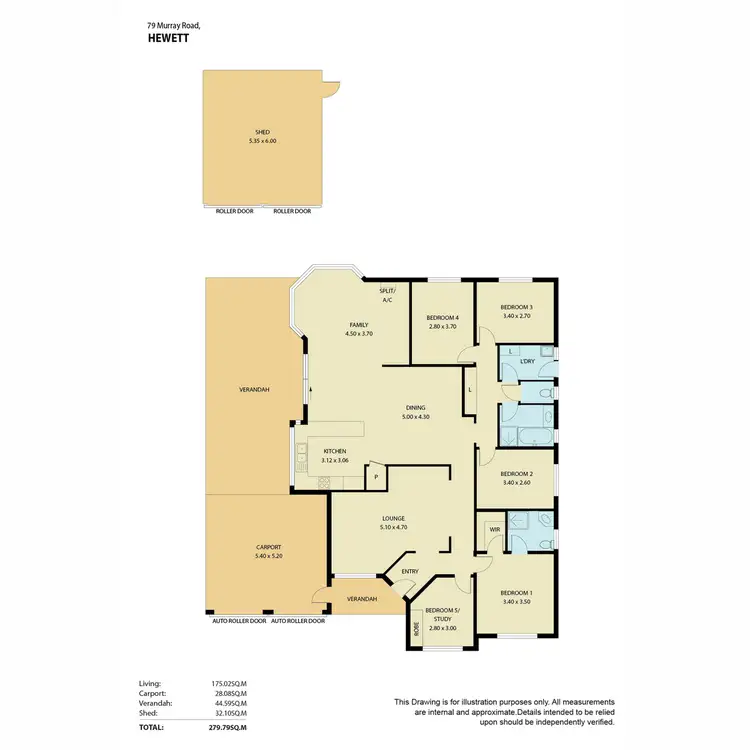 Floorplan of Homely house listing, 79 Murray Road, Hewett SA 5118