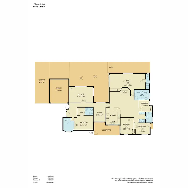 Floorplan of Homely house listing, 47 Concordia Road, Concordia SA 5118