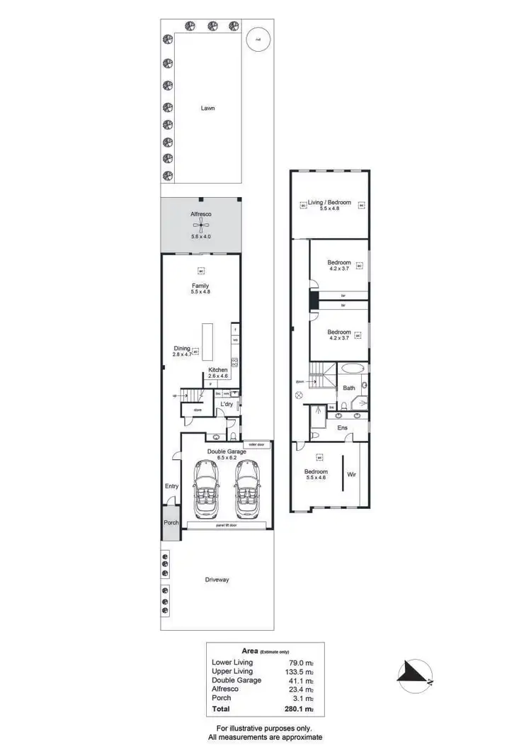 Floorplan of Homely house listing, 40 Paqualin Street, Hendon SA 5014