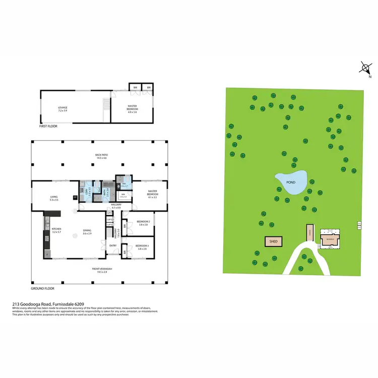 Floorplan of Homely house listing, 213 Goodooga Road, Furnissdale WA 6209