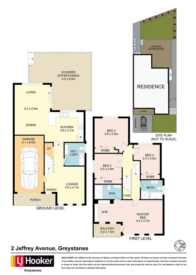 Floorplan of Homely house listing, 2 Jeffrey Avenue, Greystanes NSW 2145