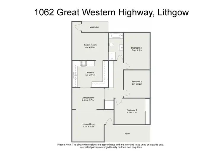 Floorplan of Homely house listing, 1062 Great Western Highway, Lithgow NSW 2790
