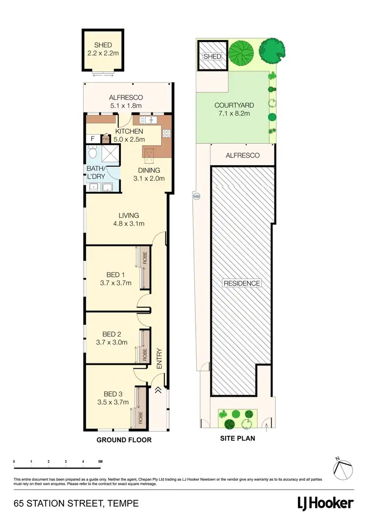 Floorplan of Homely house listing, 65 Station Street, Tempe NSW 2044