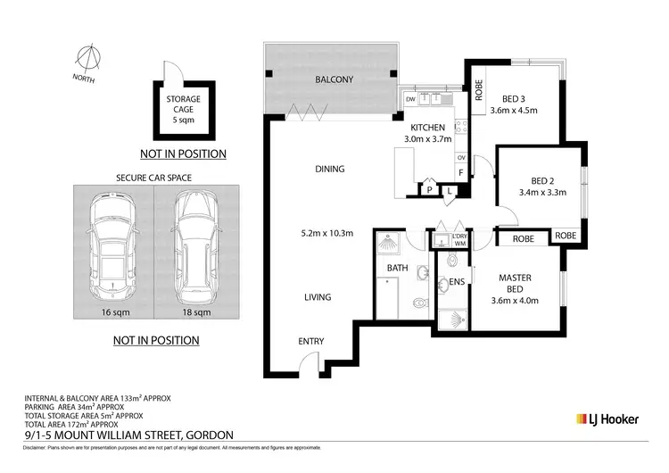 Floorplan of Homely apartment listing, 9/1-5 Mount William Street, Gordon NSW 2072