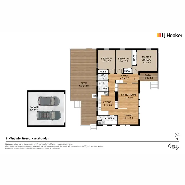 Floorplan of Homely house listing, 8 Mindarie Street, Narrabundah ACT 2604
