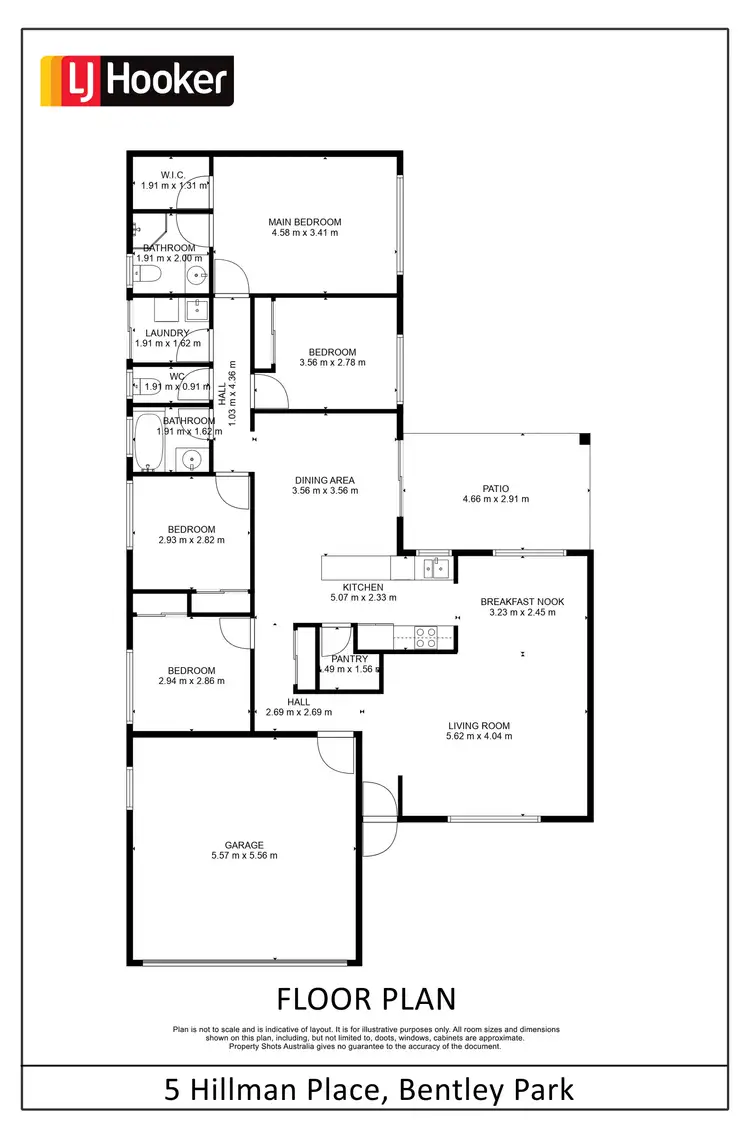 Floorplan of Homely house listing, 5 Hillman Place, Bentley Park QLD 4869
