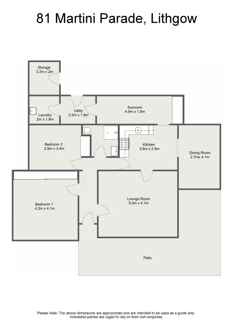 Floorplan of Homely house listing, 81 Martini Parade, Lithgow NSW 2790