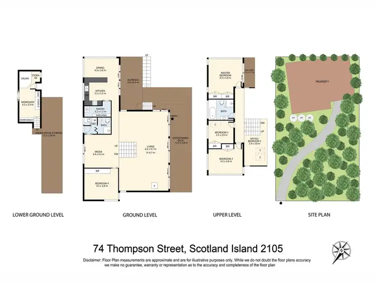 Floorplan of Homely house listing, 74 Thompson Street, Scotland Island NSW 2105