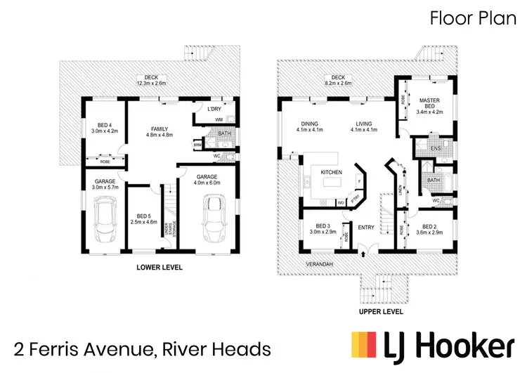 Floorplan of Homely house listing, 2 Ferris Avenue, River Heads QLD 4655