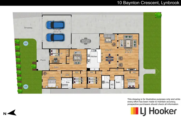 Floorplan of Homely house listing, 10 Baynton Crescent, Lynbrook VIC 3975