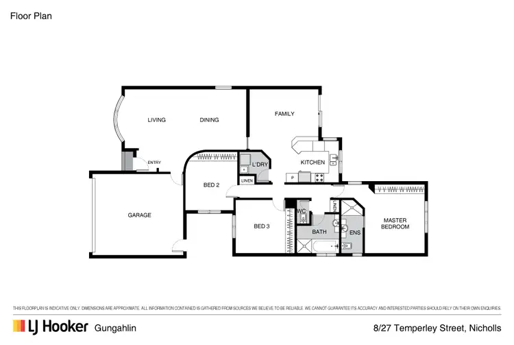 Floorplan of Homely house listing, 8/27 Temperley Street, Nicholls ACT 2913