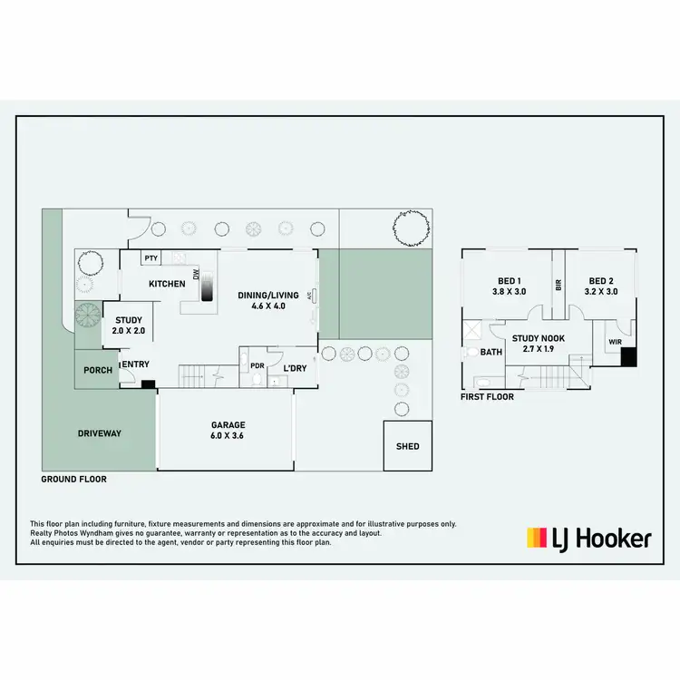 Floorplan of Homely townhouse listing, 33 Burssi Circuit, Doreen VIC 3754