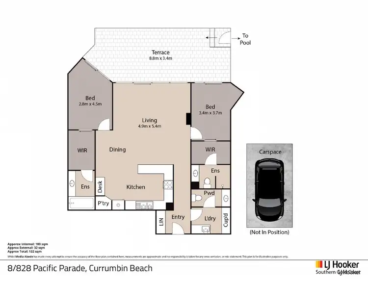 Floorplan of Homely apartment listing, 2/828 Pacific Parade, Currumbin QLD 4223