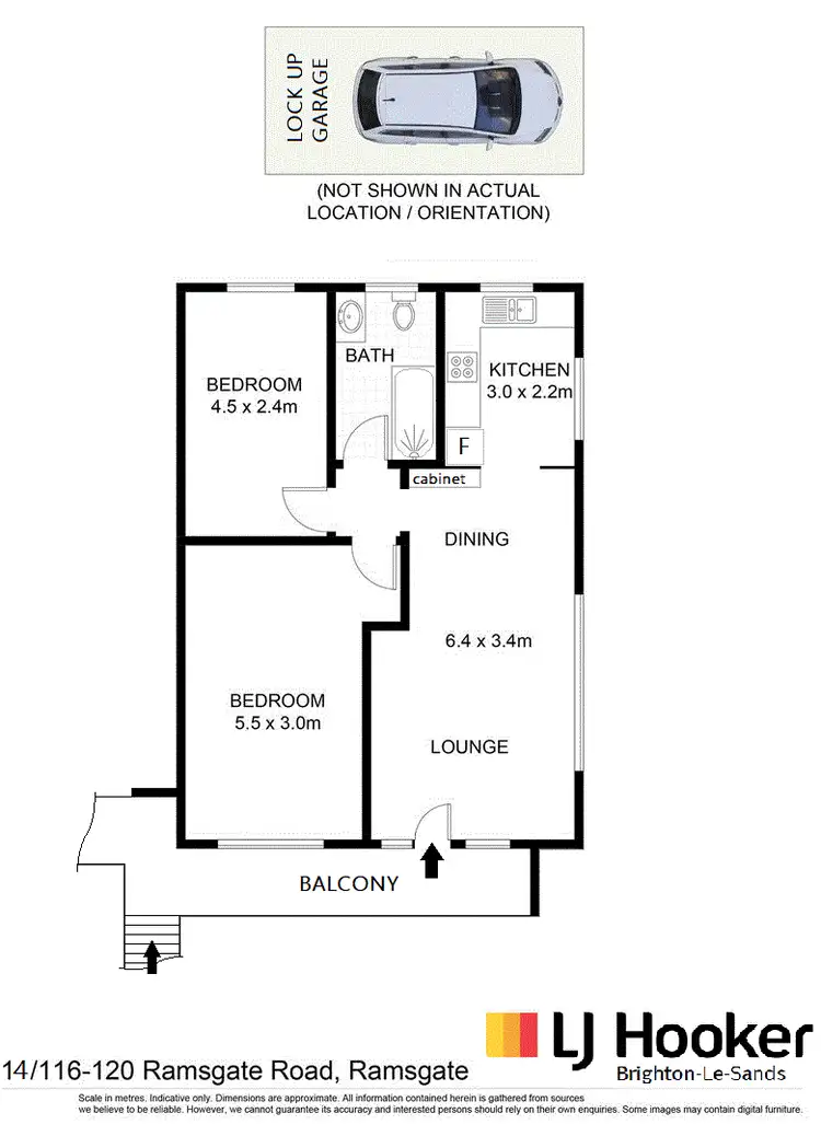 Floorplan of Homely apartment listing, 14/120 Ramsgate Road, Ramsgate NSW 2217