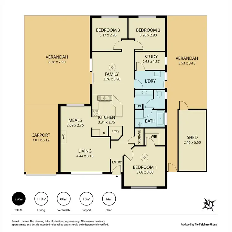 Floorplan of Homely house listing, 2 Sterling Court, Smithfield Plains SA 5114