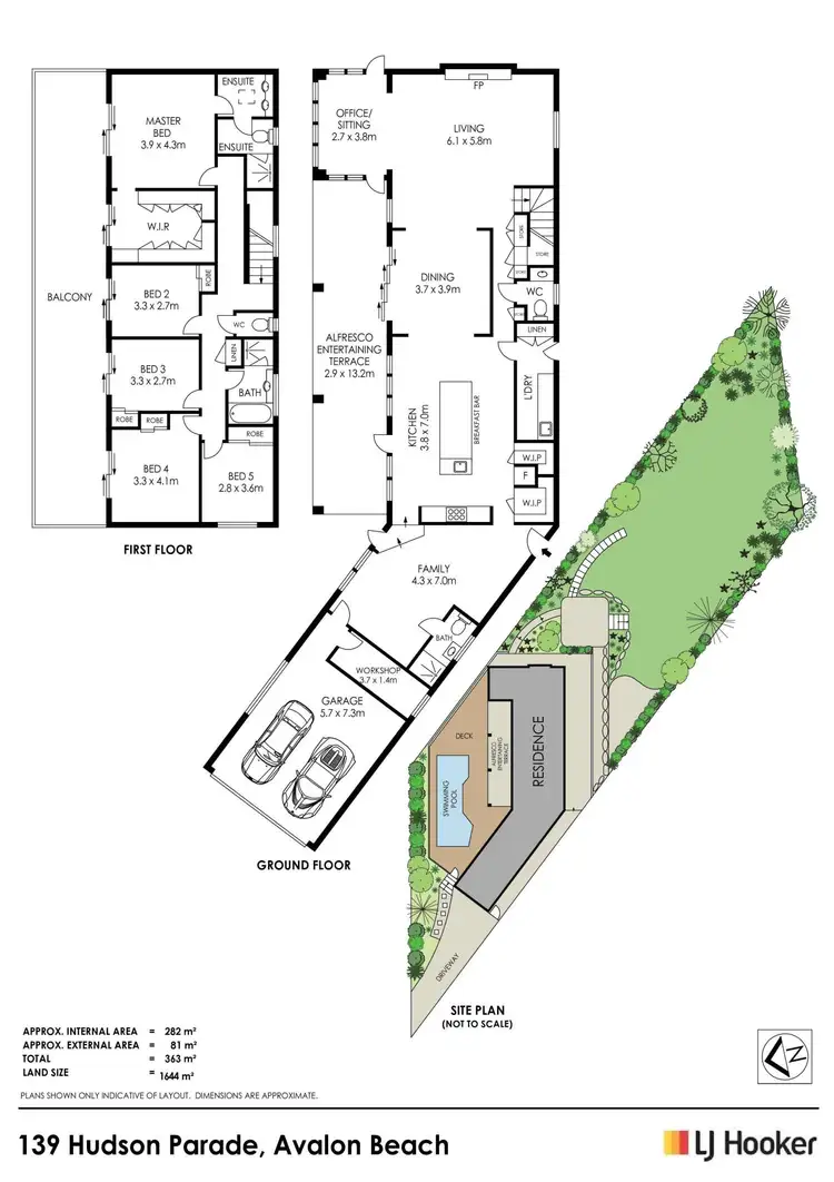 Floorplan of Homely house listing, 139 Hudson Parade, Avalon Beach NSW 2107