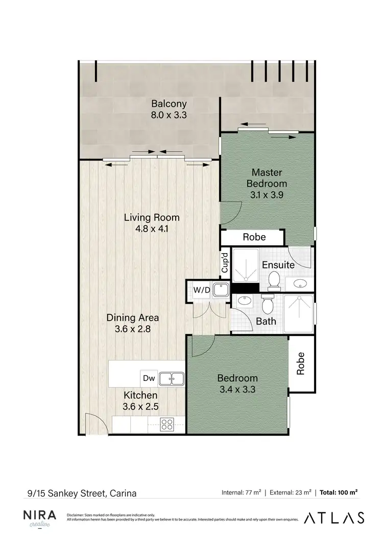 Floorplan of Homely unit listing, 9/15 Sankey Street, Carina QLD 4152