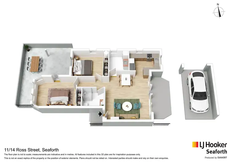 Floorplan of Homely apartment listing, 11/14 Ross Street, Seaforth NSW 2092