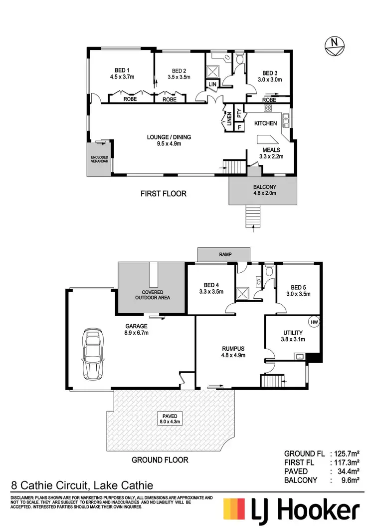 Floorplan of Homely house listing, 8 Cathie Circuit, Lake Cathie NSW 2445