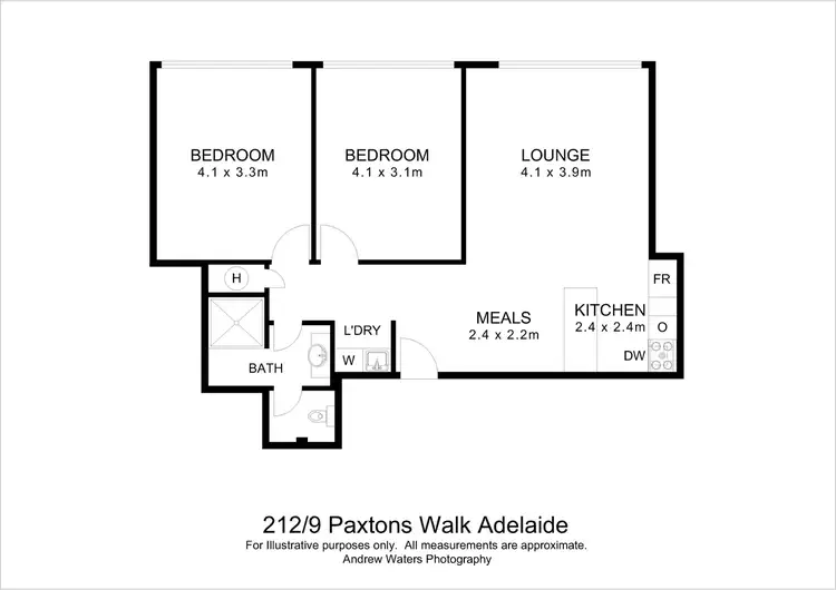 Floorplan of Homely apartment listing, 212/9 Paxtons Walk, Adelaide SA 5000