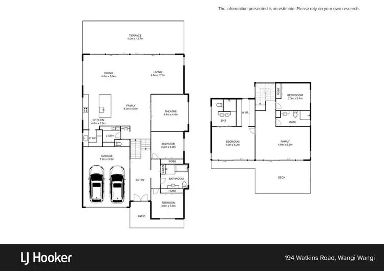 Floorplan of Homely house listing, 194 Watkins Road, Wangi Wangi NSW 2267