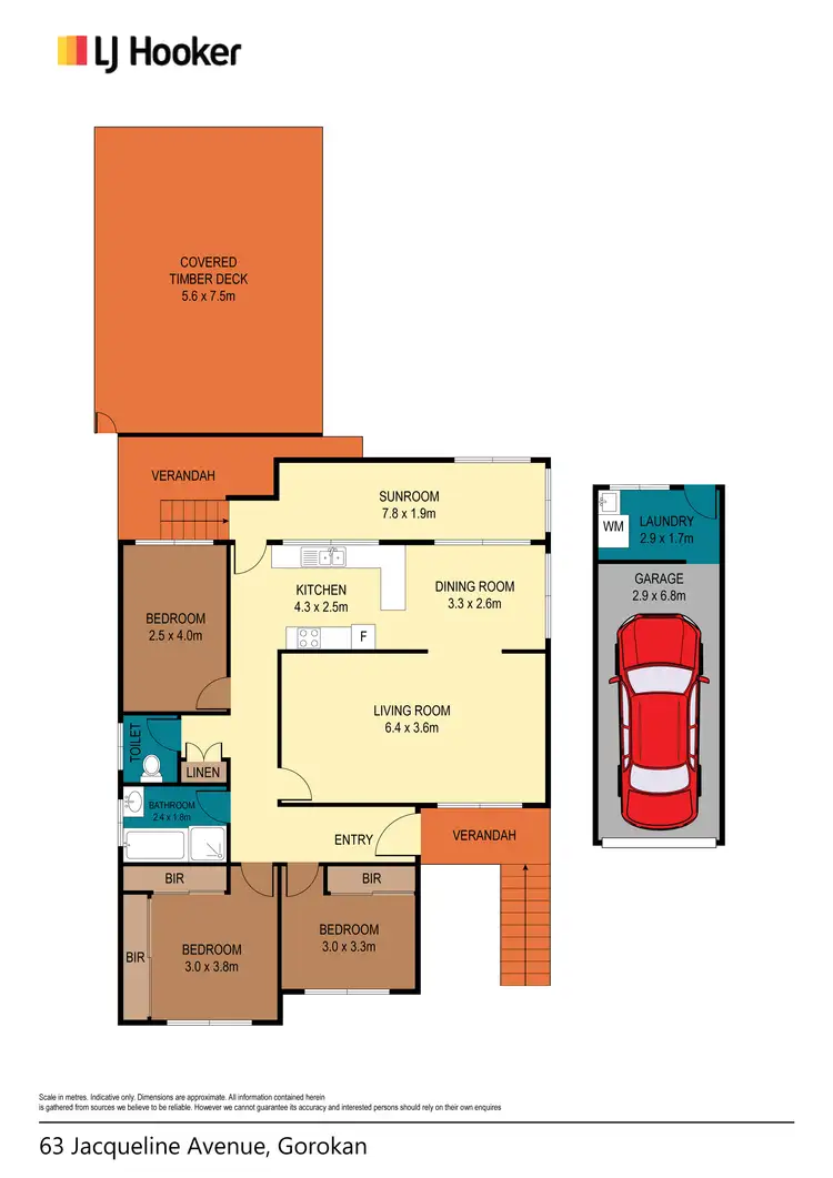 Floorplan of Homely house listing, 63 Jacqueline Avenue, Gorokan NSW 2263