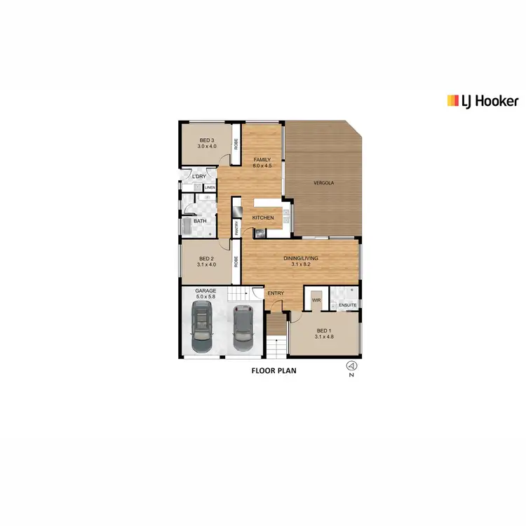 Floorplan of Homely house listing, 96 Jansz Crescent, Griffith ACT 2603