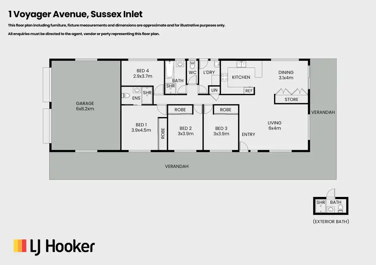 Floorplan of Homely house listing, 1 Voyager Avenue, Sussex Inlet NSW 2540