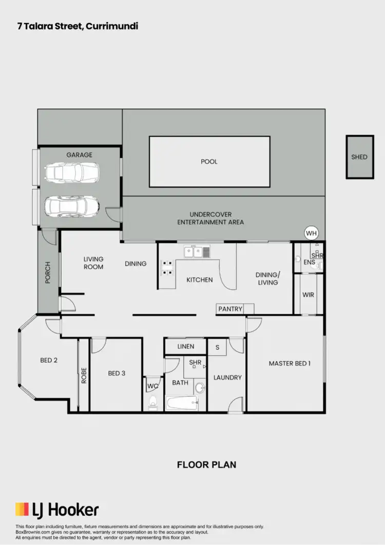 Floorplan of Homely house listing, 7 Talara Street, Currimundi QLD 4551