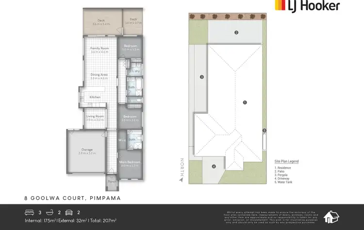 Floorplan of Homely house listing, 8 Goolwa Court, Pimpama QLD 4209