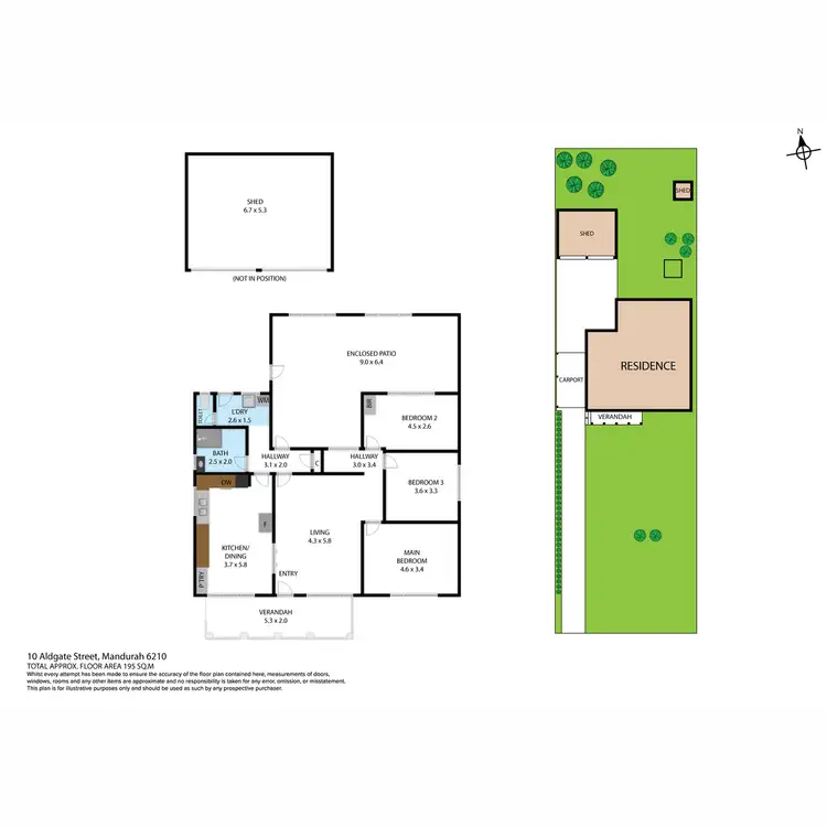 Floorplan of Homely house listing, 10 Aldgate Street, Mandurah WA 6210