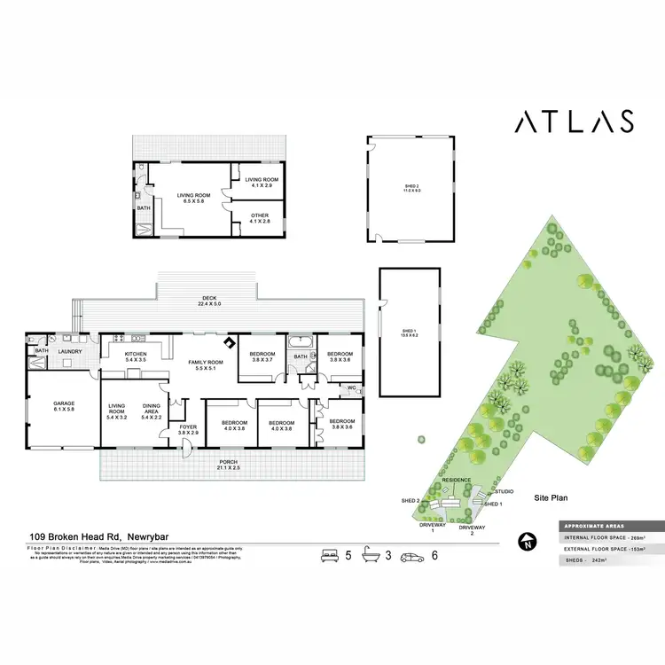 Floorplan of Homely rural property listing, 109 Broken Head Road, Newrybar NSW 2479