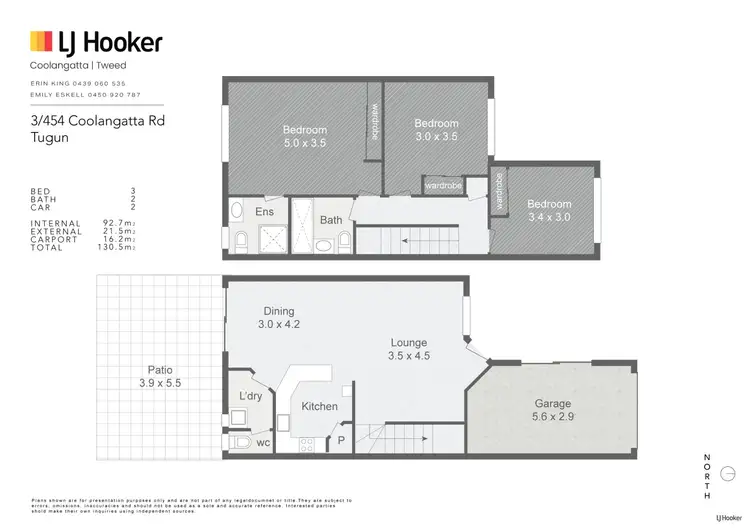 Floorplan of Homely townhouse listing, 3/454-456 Coolangatta Road, Tugun QLD 4224