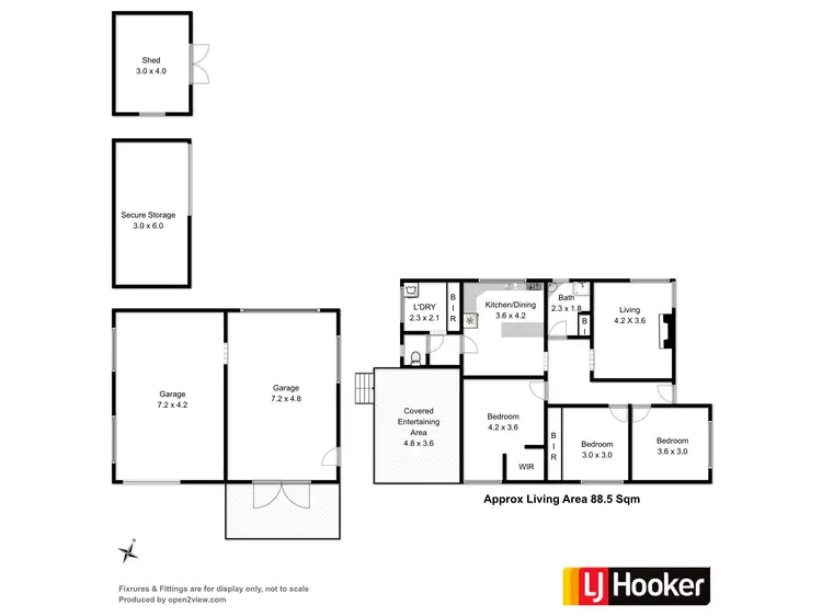 Floorplan of Homely house listing, 6 South Crescent, Maydena TAS 7140