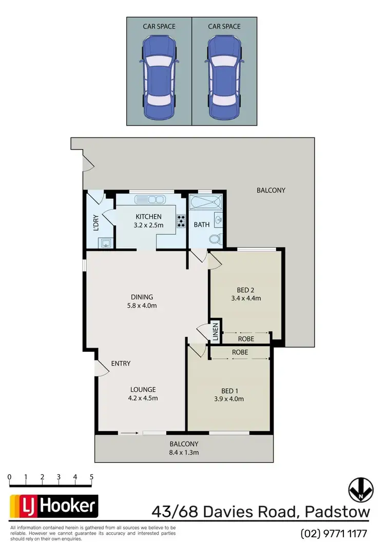 Floorplan of Homely unit listing, 43/68 Davies Road, Padstow NSW 2211