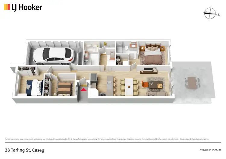 Floorplan of Homely house listing, 38 Tarling Street, Casey ACT 2913