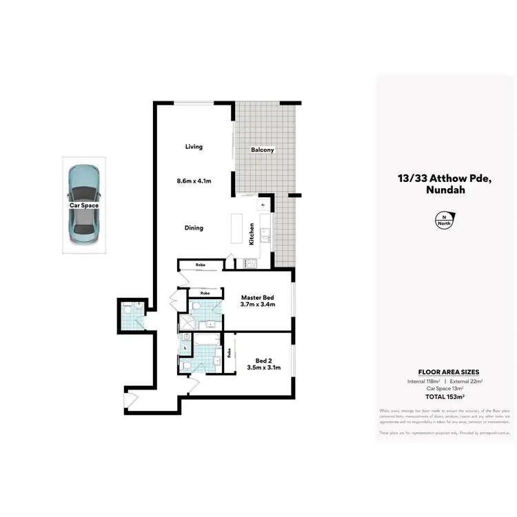 Floorplan of Homely apartment listing, 13/33 Atthow Parade, Nundah QLD 4012